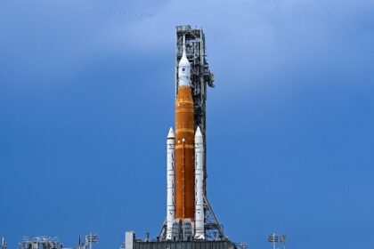 The NASA Moon rocket is prepared for a second launch attempt