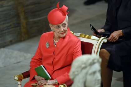 queen margrethe ii of denmark attends a service at the news photo 1664818976