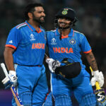 India defeats Afghanistan in the World Cup thanks to Rohit Sharma's record-breaking tonne.