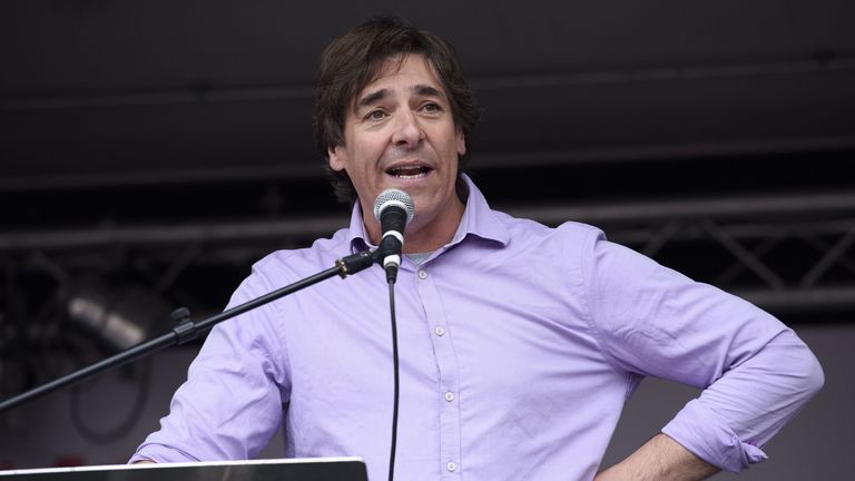 Comedian Mark Steel underwent surgery for throat cancer